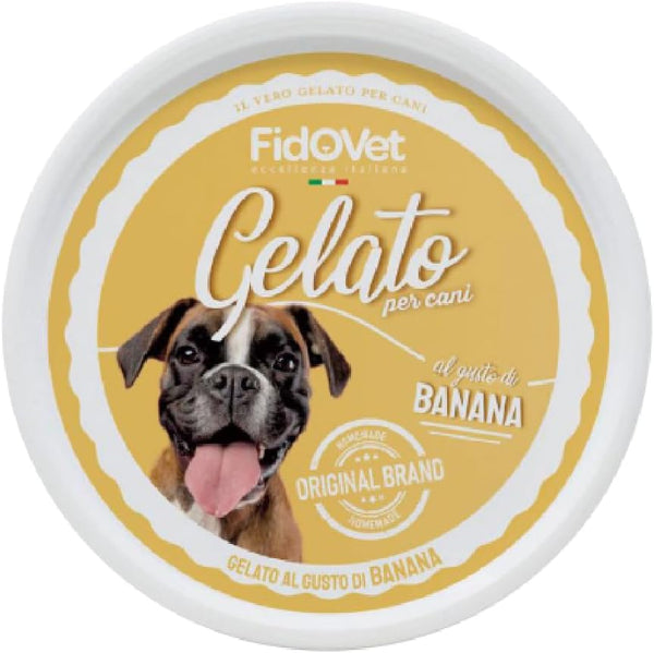 FidoVet Gelato Ice Cream for Dogs-Banana