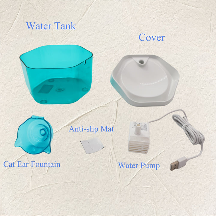 Fountain Water Dispenser for Cats and Dogs-5