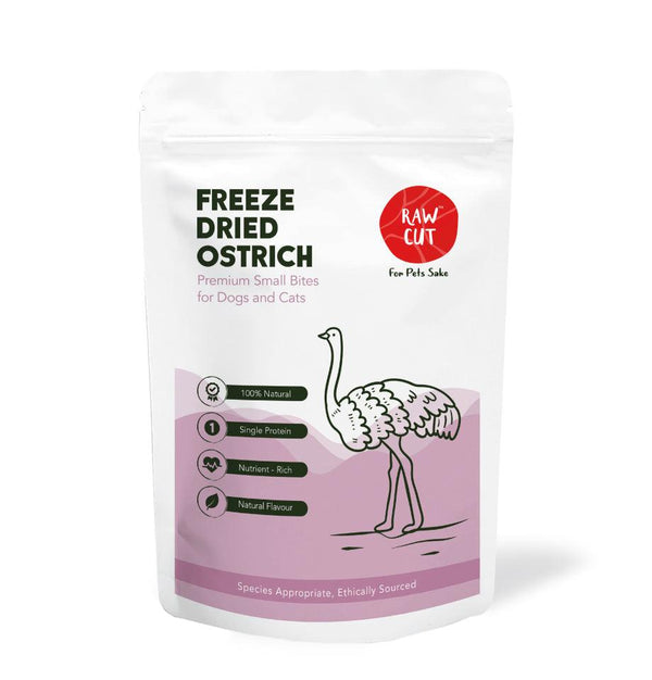 Freeze Dried - Ostrich Bites Treats-50g-1