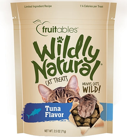 Fruitables Wildly Natural Tuna Flavour Cat Treats 71G-1