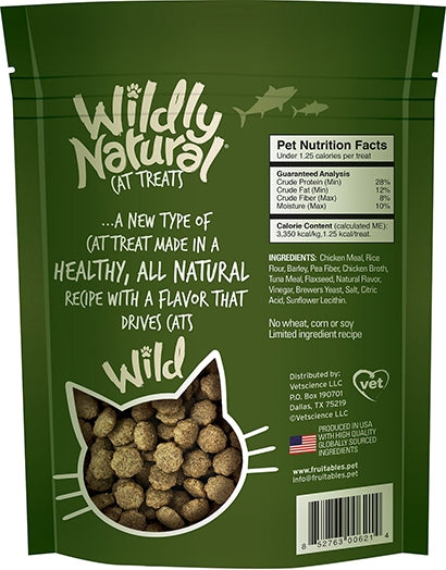 Fruitables Wildly Natural Tuna Flavour Cat Treats 71G-2