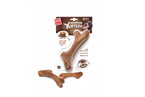 GiGwi Antler Wooden Chew Toy-1