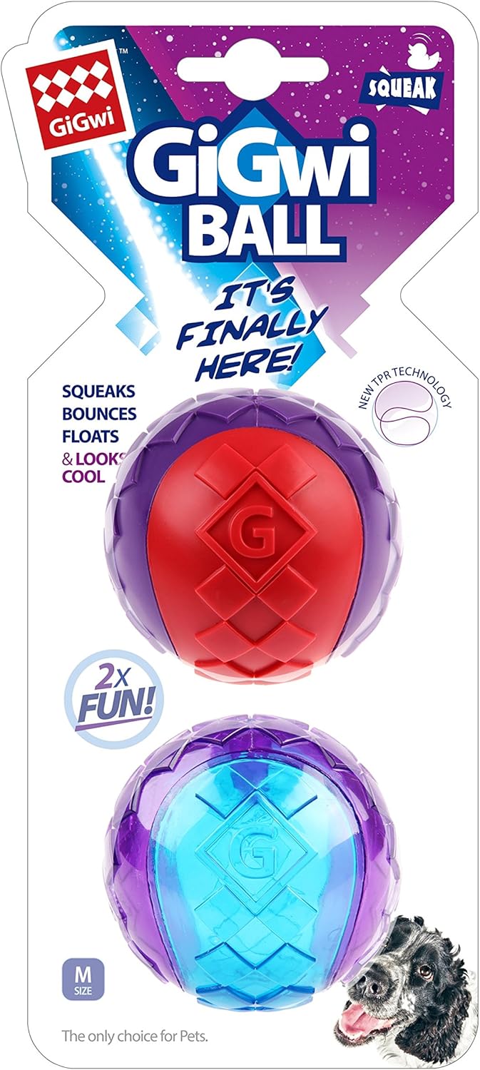 
GiGwi Squeaker Ball Set-1