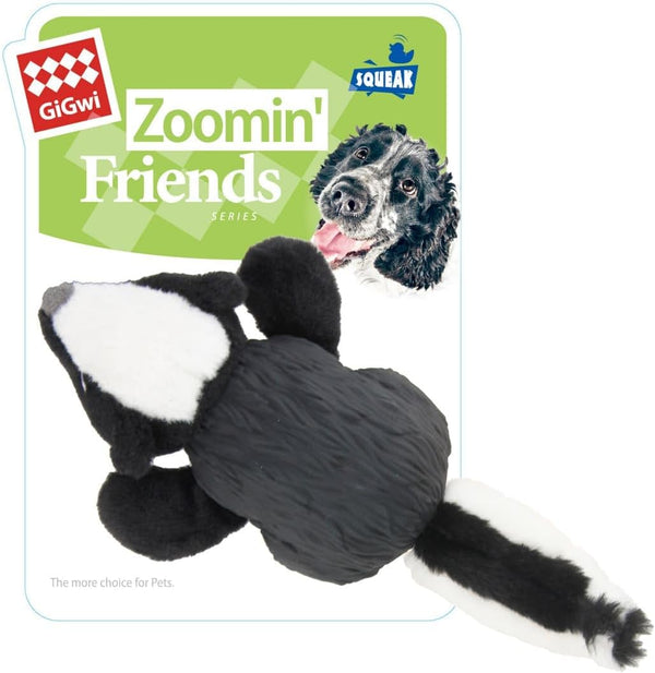  Gigwi Dog Toy Zoomin Friends Skunk-1