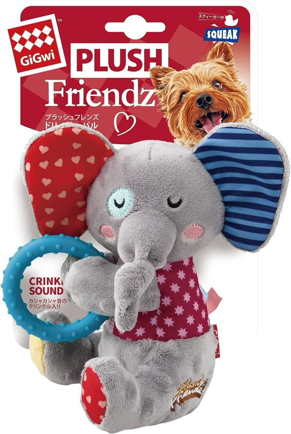  Gigwi Plush Friendz Elephant with Squeaker-1