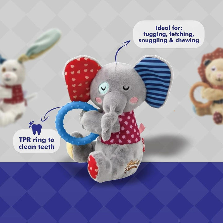  Gigwi Plush Friendz Elephant with Squeaker-4