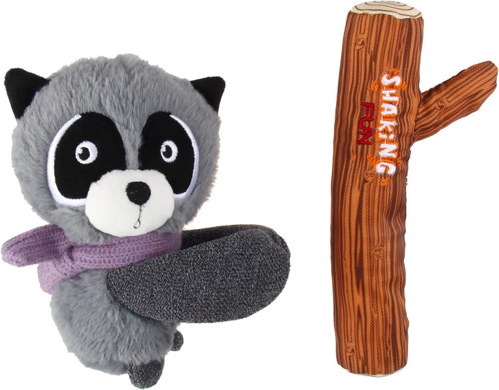 Gigwi Shaking Fun Squeaker Toy Raccoon -3
