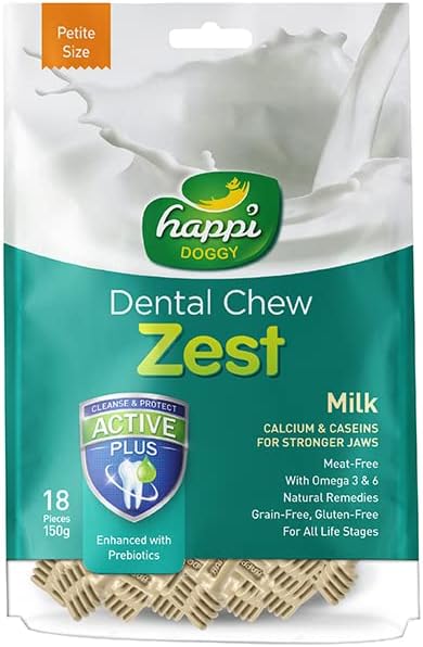  Happi Doggy Dental Chew Zest-Milk-1