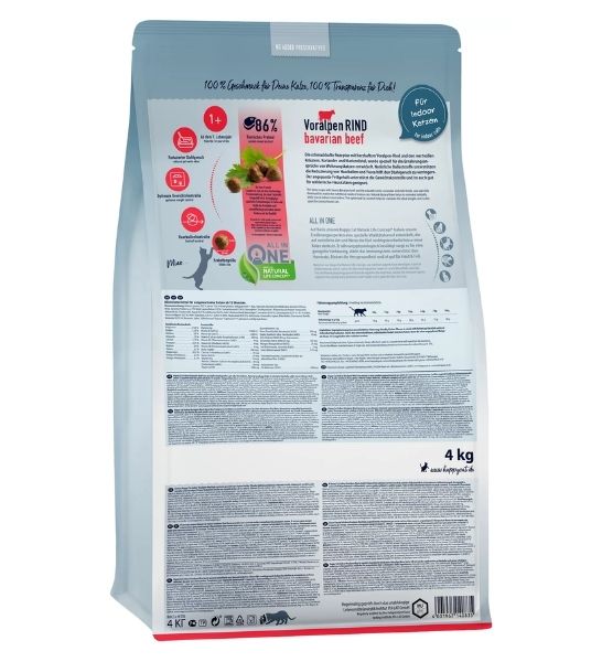 Happy Cat Indoor Adult Voralpen Rind Dry Food-2