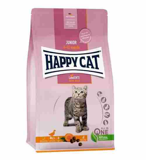 Happy Cat Junior Land Ente Dry Food-1
