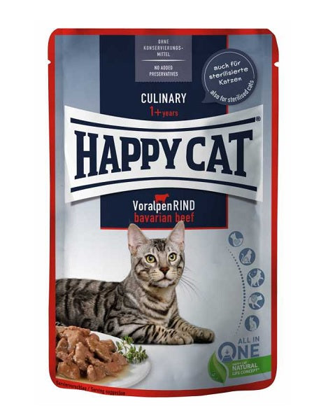 Happy Cat Meat in Sauce Culinary Bavarian Beef 85G-1