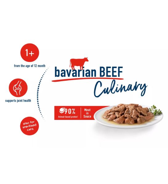 Happy Cat Meat in Sauce Culinary Bavarian Beef 85G-3