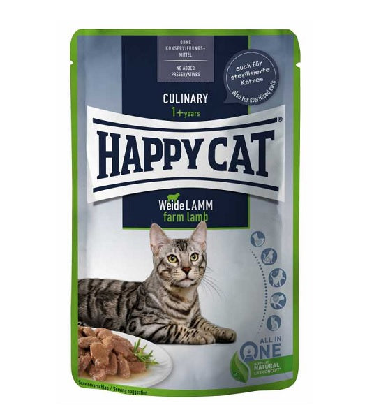 Happy Cat Meat in Sauce Culinary Pasture Raised Lamb 85G