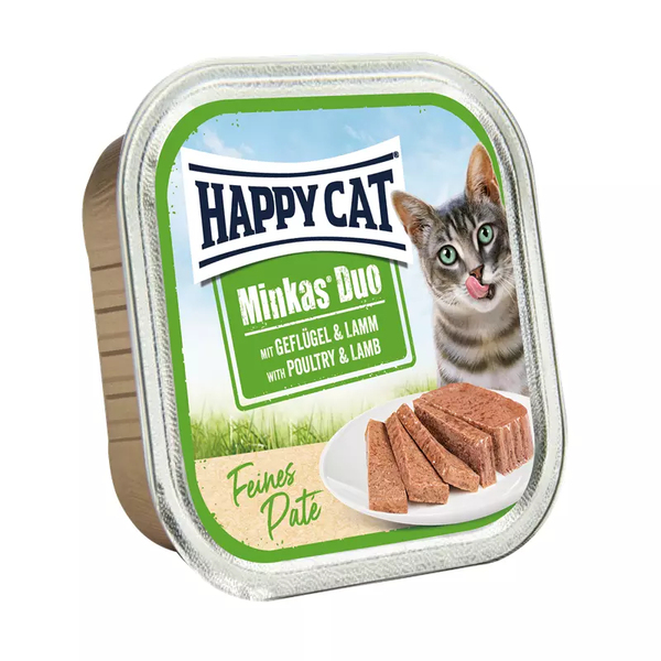 Happy Cat Minkas Duo Poultry & Lamb 100G