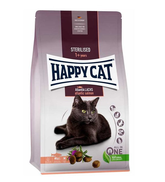 Happy Cat Sterilised Adult Atlantik Lachs-1