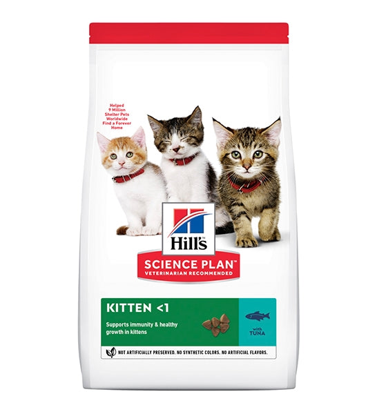 Hill's Science Plan Kitten with Tuna Dry Food 1.5KG-1