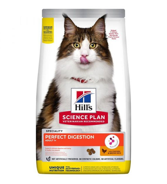 Hill's Science Plan Perfect Digestion Chicken & Brown Rice Cat Dry Food-1
