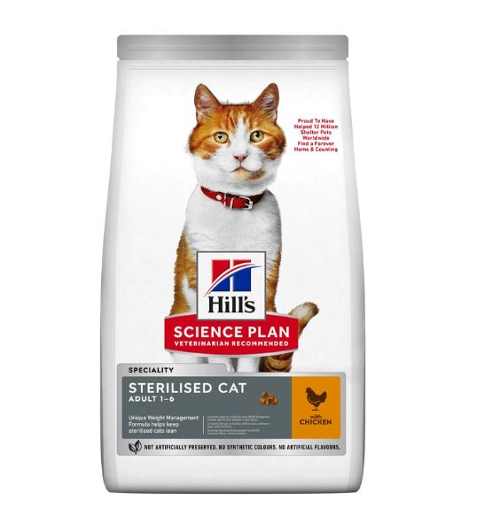 Hill's Science Plan Sterilized Young Adult Cat Food with Chicken-1