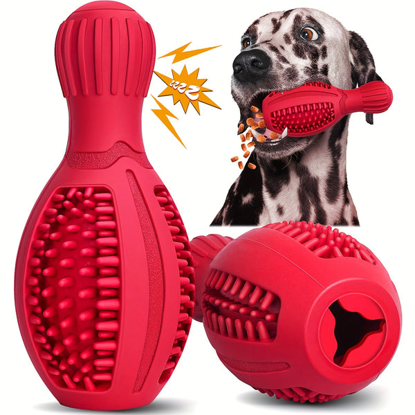 Interactive Bowling Ball Dog Chew Toy-1