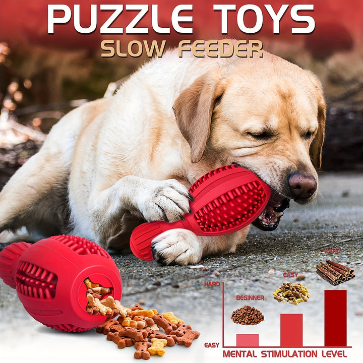 Interactive Bowling Ball Dog Chew Toy-3