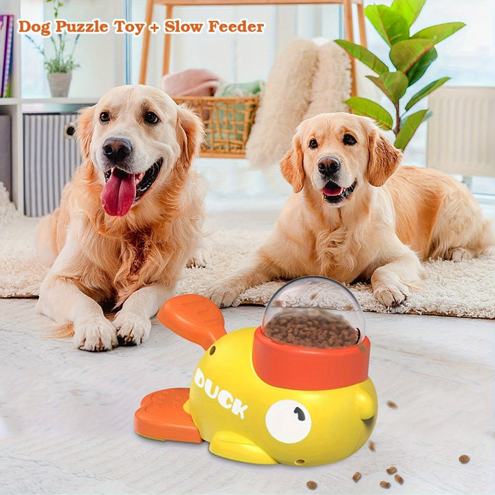Interactive Press Dog Snack Dispenser Toy-3