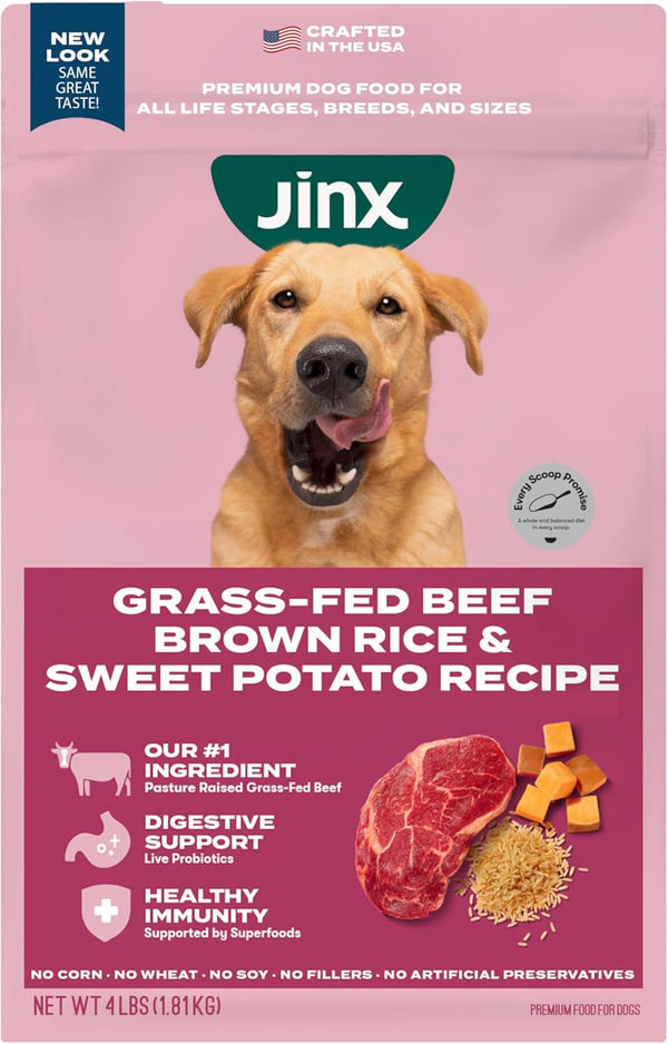 Jinx Premium Dry Dog Food-Real Beef-1