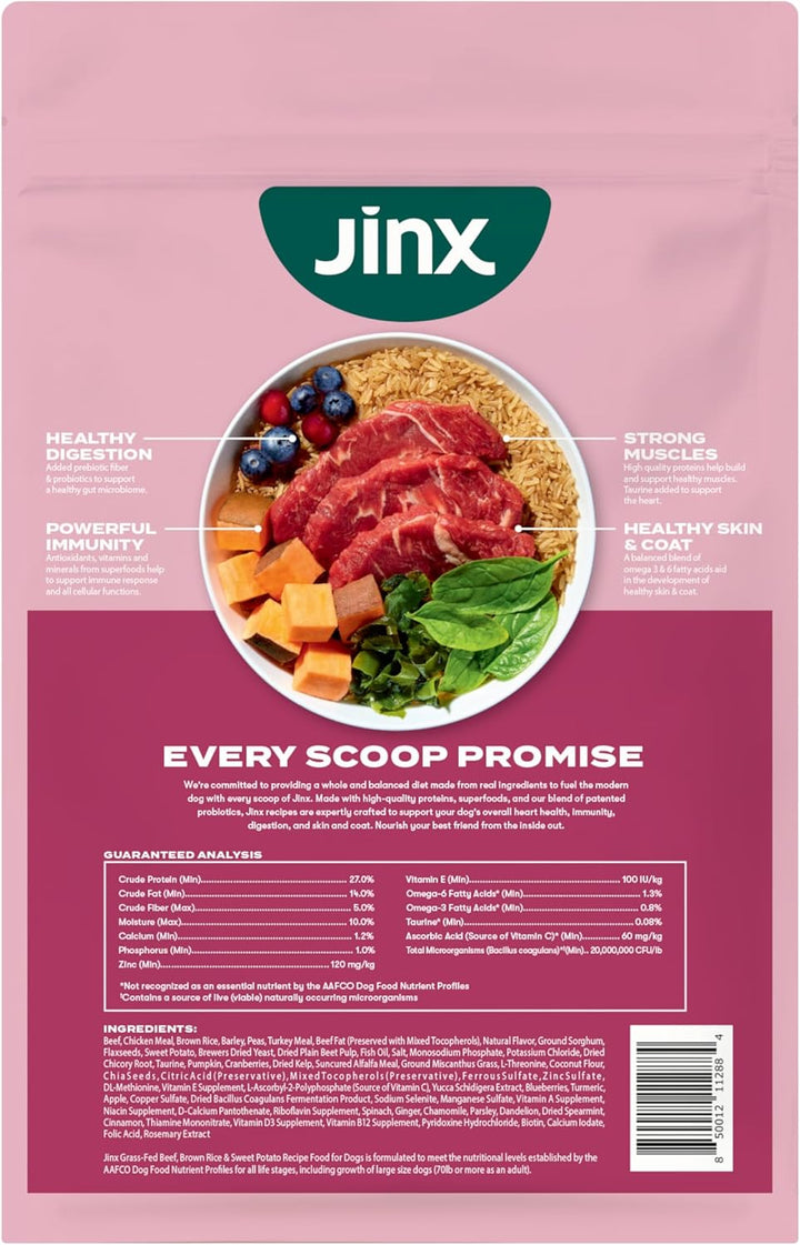 Jinx Premium Dry Dog Food-Real Beef-2