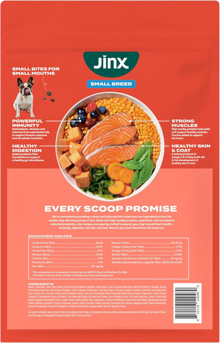 Jinx Premium Grain-Free Dry Dog Food-Real Salmon-2