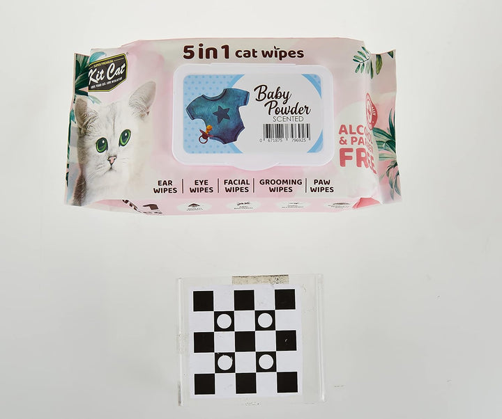 Kit Cat 5 In 1 Wipes Baby Powder Scented-80 Sheets-3