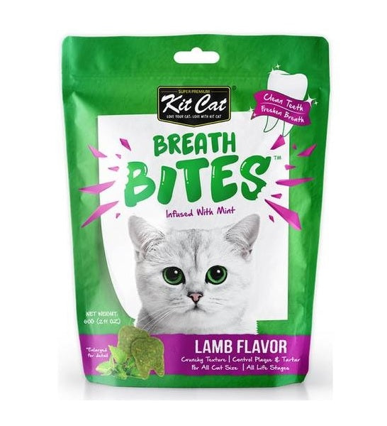 Kit Cat Breath Bites Lamb Flavour Cat Treats 60G