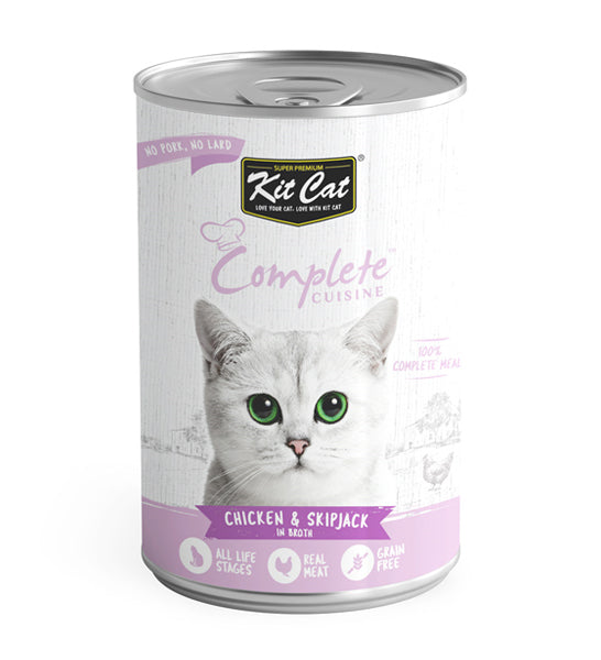 Kit Cat Complete Cuisine Chicken and Skipjack in Broth 150G - 1