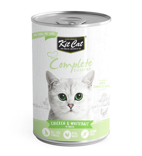 Kit Cat Complete Cuisine Chicken and Whitebait in Broth 150G - 1