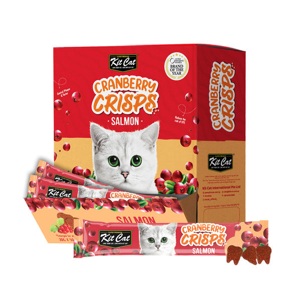 Kit Cat Cranberry Crisps Salmon 20g-2