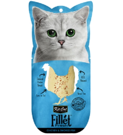 Kit Cat FilletFresh Chicken & Smoked Fish Cat Treats 30G