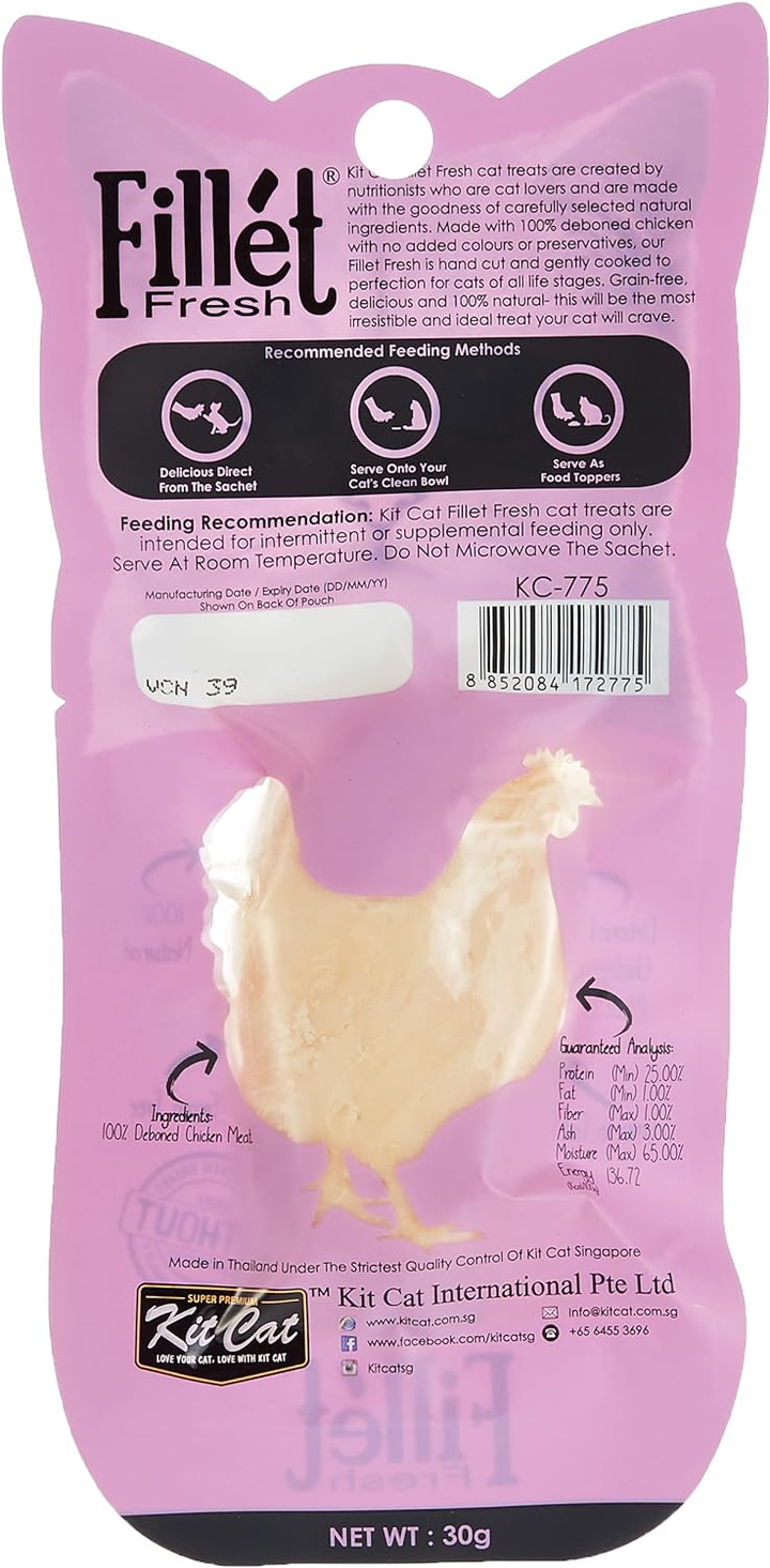 Kit Cat FilletFresh Grilled Chicken Cat Treats 30G-2
