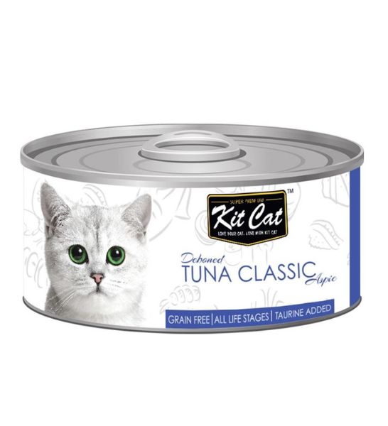 Kit Cat Grain-Free Tuna Classic Topper Wet Cat Food - 1