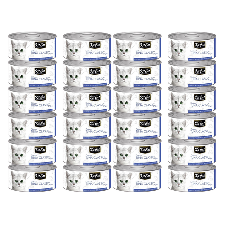 Kit Cat Grain-Free Tuna Classic Topper Wet Cat Food - 4