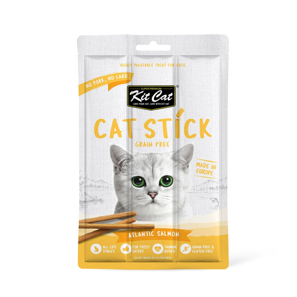 Kit Cat Grain Free Cat Stick Atlantic Salmon 15G-1