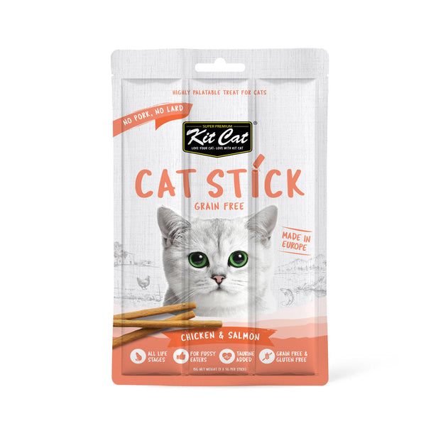 Kit Cat Grain Free Cat Stick Chicken & Salmon 15G-1