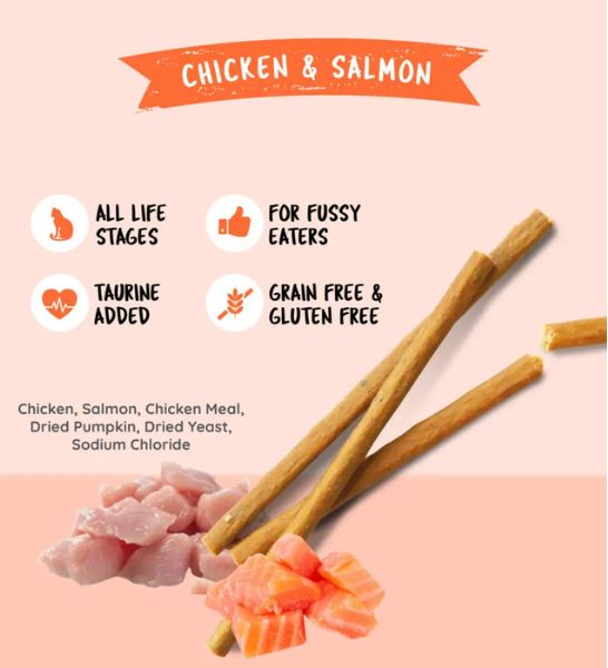 Kit Cat Grain Free Cat Stick Chicken & Salmon 15G-2