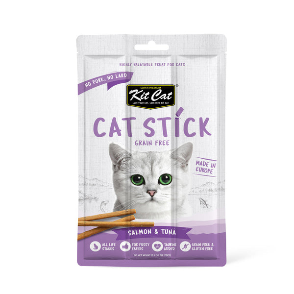 Kit Cat Grain Free Cat Stick Salmon & Tuna 15G-1