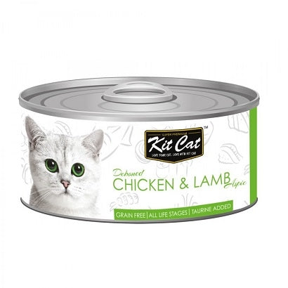 Kit Cat Grain Free Chicken & Lamb Topper Wet Cat Food 80G - 1