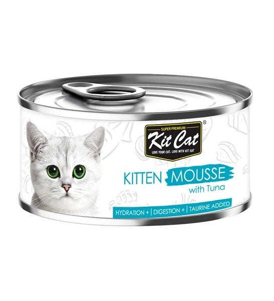 Kit Cat Kitten Mousse Grain Free Tuna Wet Food 80G - 1