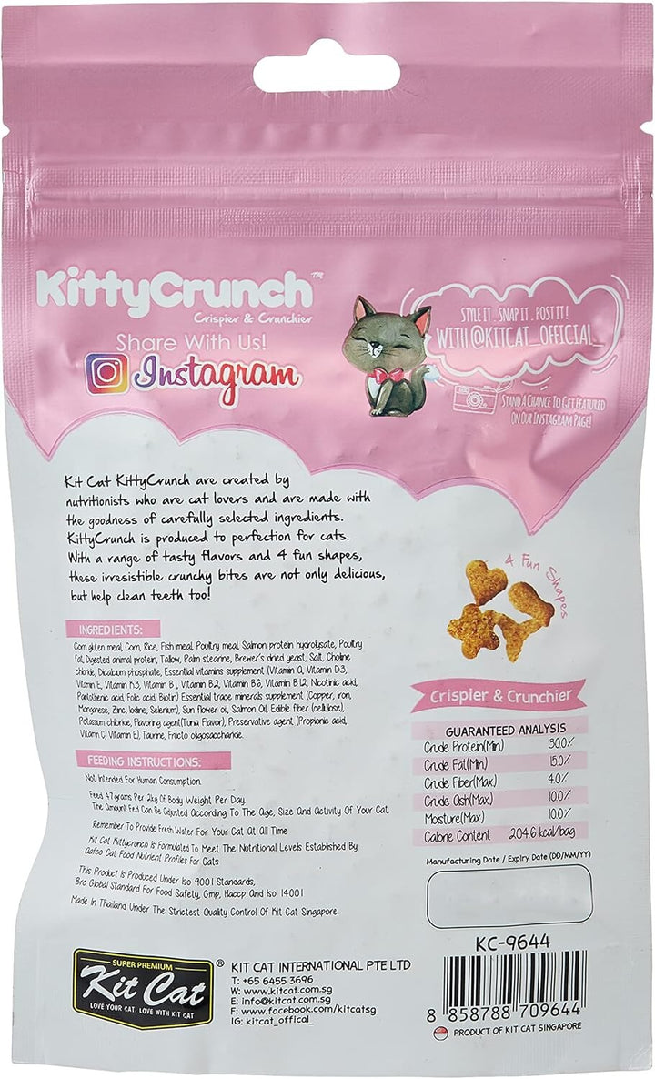 Kit Cat Kitty Crunch Tuna Flavour Cat Treats 60G-2