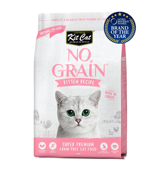 Kit Cat No Grain Kitten Recipe Super Premium Dry Food-1