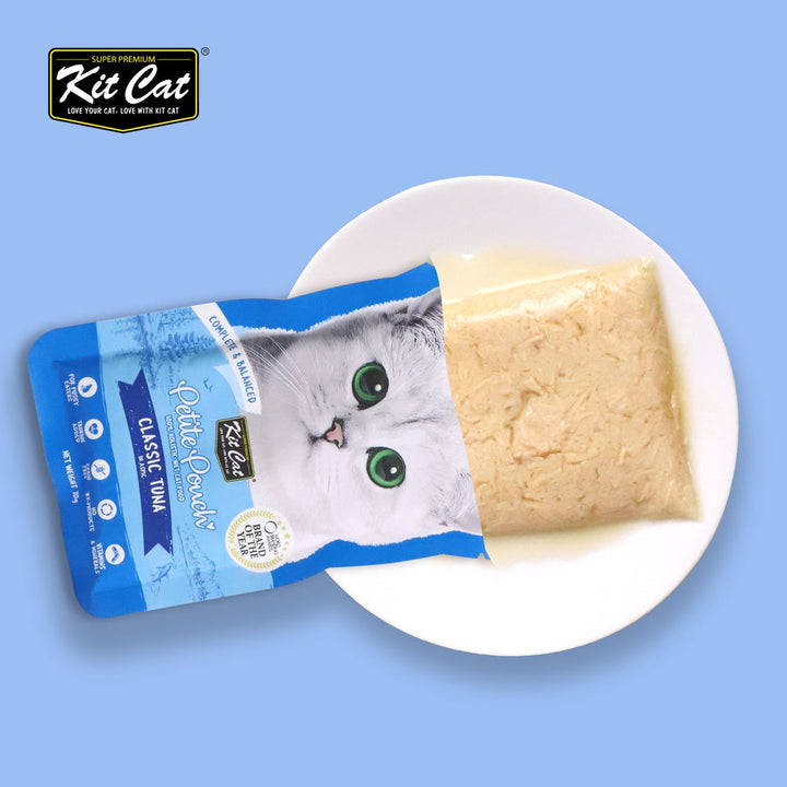 Kit Cat Petite Pouch - Classic Tuna In Aspic Wet Cat Food 70G - 2