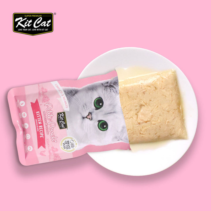 Kit Cat Petite Pouch - Kitten Chicken In Aspic Wet Cat Food 70G - 2