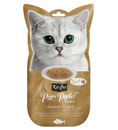 Kit Cat Purr Puree Plus Urinary Care Tuna Cat Treats 60G-1