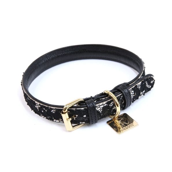 LACE LEATHER COLLAR-2