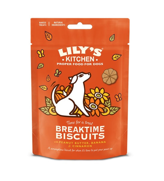 Lily's Kitchen Breaktime Biscuits Dog Treats 80G - 1
